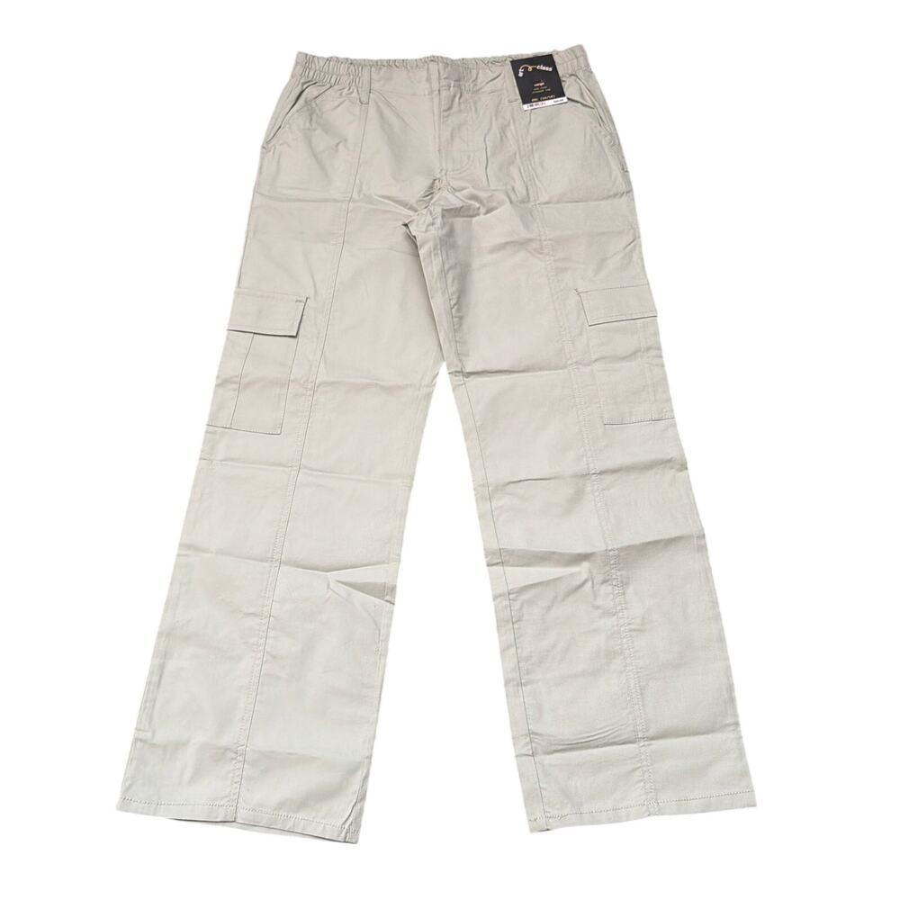 Art Class Green Cargo Mid Rise Relaxed Leg Pant Size 14/16 Kids NWT